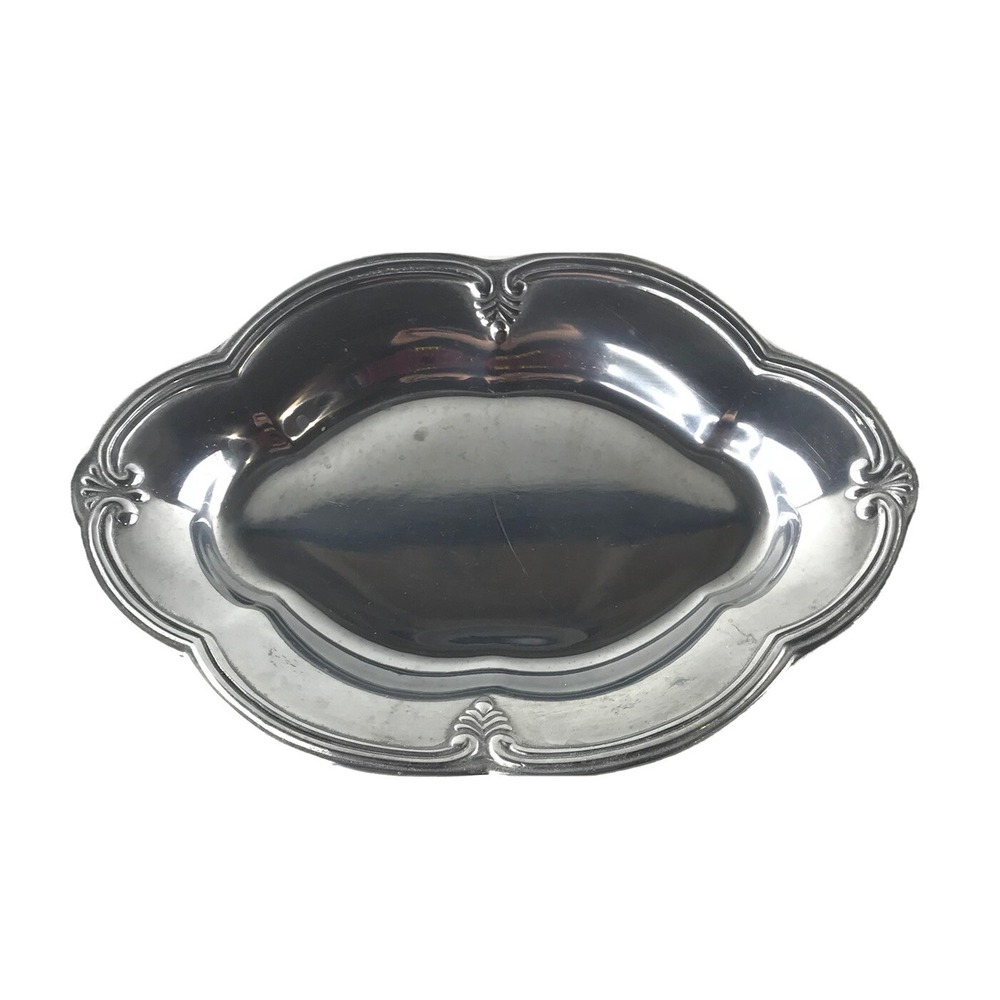 Lenox Butlers Pantry 9 Inch Oval Metal Serveware‎ Small Tray